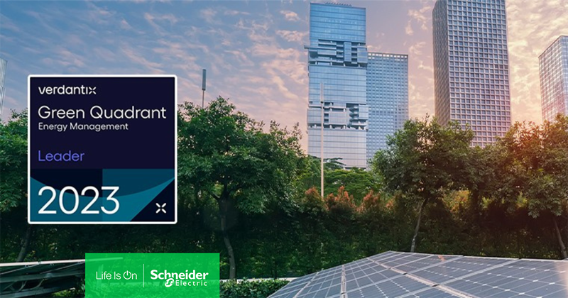Un informe reconoce las soluciones de gestión energética de Schneider Electric