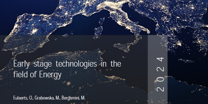 Un informe del JRC analiza un total de 77 tecnologías emergentes relacionadas con la energía