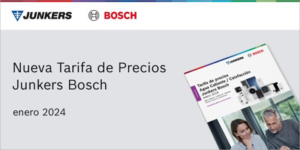 Junkers Bosch presenta su nueva tarifa para soluciones de agua caliente sanitaria y calefacción residencial