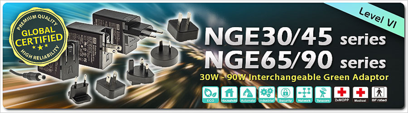 Nuevos modelos de mayor potencia de la serie NGE de adaptadores distribuidos por Electrónica OLFER