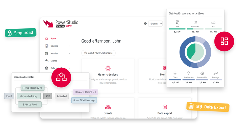 Circutor mejora PowerStudio SCADA, un software diseñado para la industria 4.0