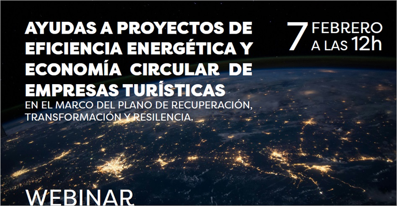 Webinar sobre las subvenciones para la eficiencia energética en alojamientos turísticos de Extremadura