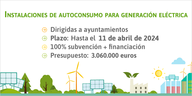 Ivace+i Energía convoca ayudas para impulsar el autoconsumo eléctrico mediante renovables en ayuntamientos