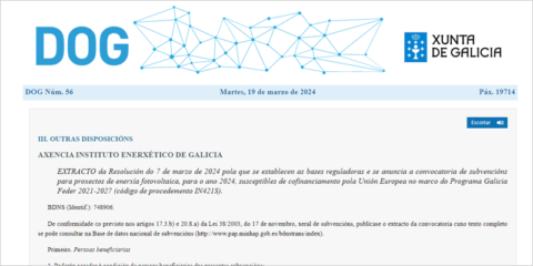 Abierto el plazo de las ayudas para autoconsumo en empresas y administraciones locales de Galicia
