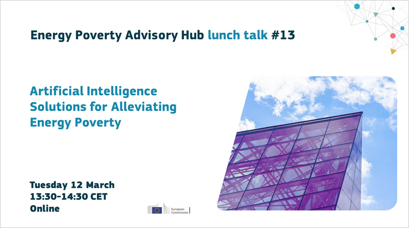 Charla del EPAH sobre soluciones de inteligencia artificial para aliviar la pobreza energética