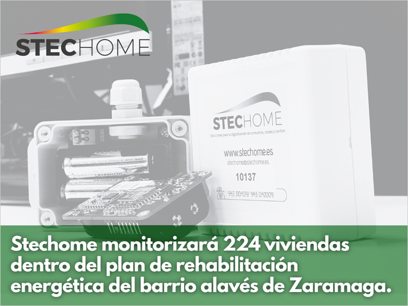 Stechome monitorizará 224 viviendas dentro del plan de rehabilitación energética de Zaramaga