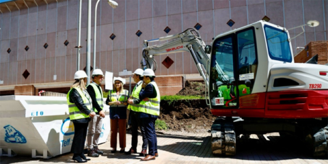 En marcha las obras para mejorar la eficiencia energética del Palacio de los Deportes de Granada