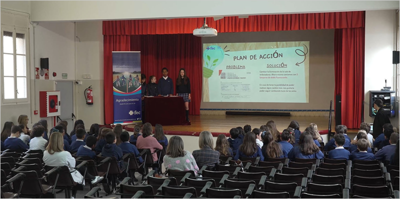 Cuatro colegios de Pamplona implantan medidas de ahorro en las aulas a través del programa Acción contra el Despilfarro Energético