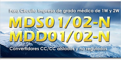 Gama de convertidores CC/CC para aplicaciones médicas con mayor rendimiento de Electrónica OLFER