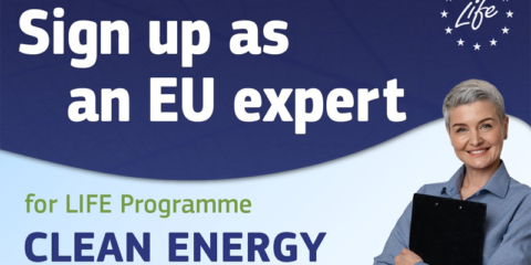 CINEA busca expertos en eficiencia energética para evaluar propuestas de LIFE Clean Energy Transition