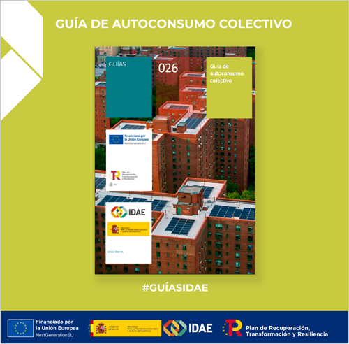 El IDAE actualiza la Guía de Autoconsumo Colectivo con más información y modelos de gestión