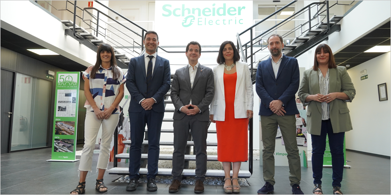 El centro de Puente la Reina de Schneider Electric alcanza sus objetivos de descarbonización y consigue ser Fábrica Cero CO2