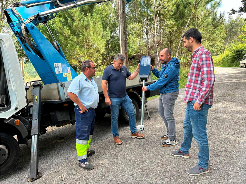 El Ayuntamiento do Rosal reducirá el consumo energético en un 72% con la renovación del alumbrado público