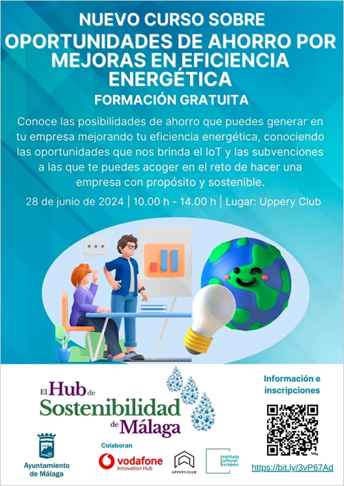 Ciclo de formaciones sobre eficiencia energética dirigido a empresas malagueñas