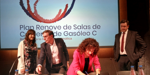 Convenio para impulsar un Plan renove de las salas de calderas de gasóleo del municipio de Bilbao