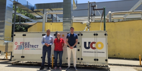 Investigadores de la UCO crean una unidad de refrigeración eficiente en el marco del proyecto WeDistrict