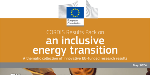 Nuevo paquete de resultados de Cordis con proyectos para lograr una transición energética inclusiva