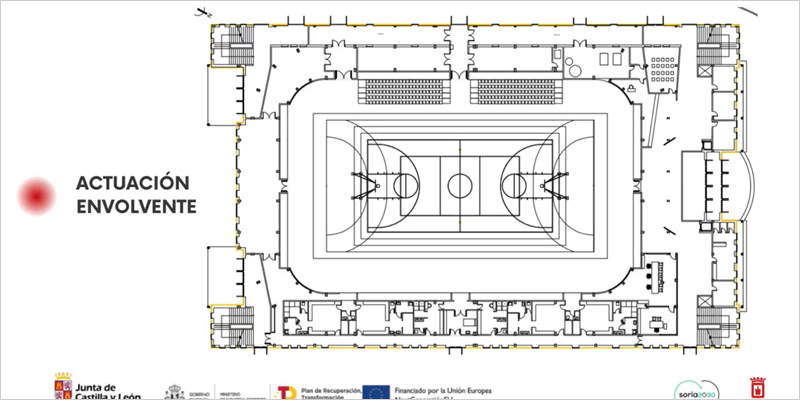 Abierta la licitación para la mejora energética del pabellón ‘Los Pajaritos’ de Soria
