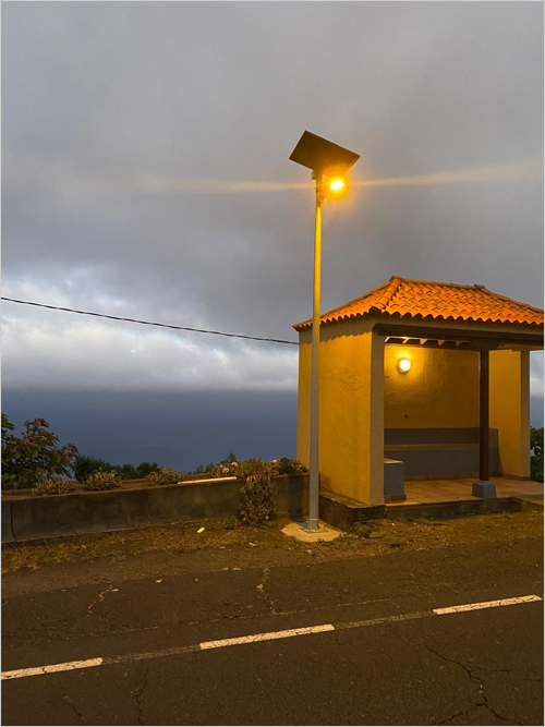 El Cabildo de La Palma instalará báculos con iluminación fotovoltaica en diversos puntos de la isla