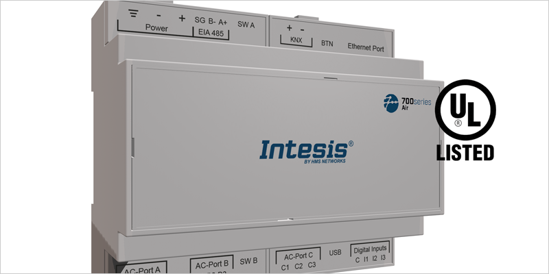 Intesis incluye nuevas funcionalidades a sus pasarelas centralizadas serie 700 Air