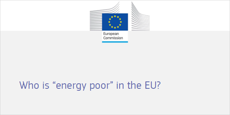 El JRC analiza en un informe la distribución y los perfiles de la pobreza energética en la UE