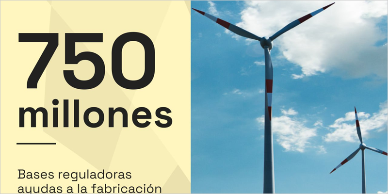 Línea de incentivos a la cadena de valor industrial de las energías renovables y el almacenamiento con 750 millones