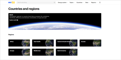 La IEA ofrece una visión actualizada del sistema energético y tendencias de países y regiones