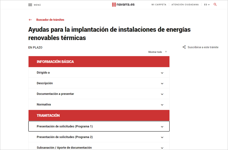 El Gobierno de Navarra resuelve dos concesiones por 2 millones para la transición energética 