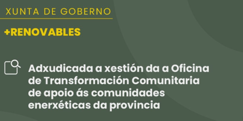 La OTC +Renovables de Pontevedra se pondrá en marcha con un presupuesto de 370.000 euros