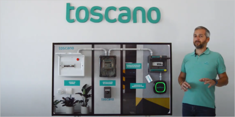 Toscano muestra cómo proteger puntos de recarga de vehículo eléctrico
