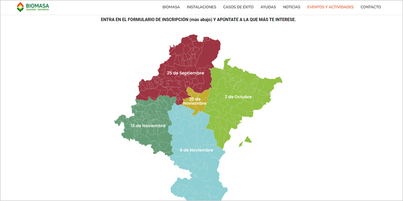 La Oficina de Biomasa de Navarra organiza visitas y charlas sobre casos de éxito y ventajas de la biomasa