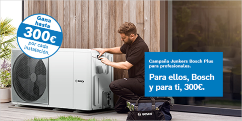 Campaña de Junkers Bosch para fomentar la instalación de calderas y bombas de calor