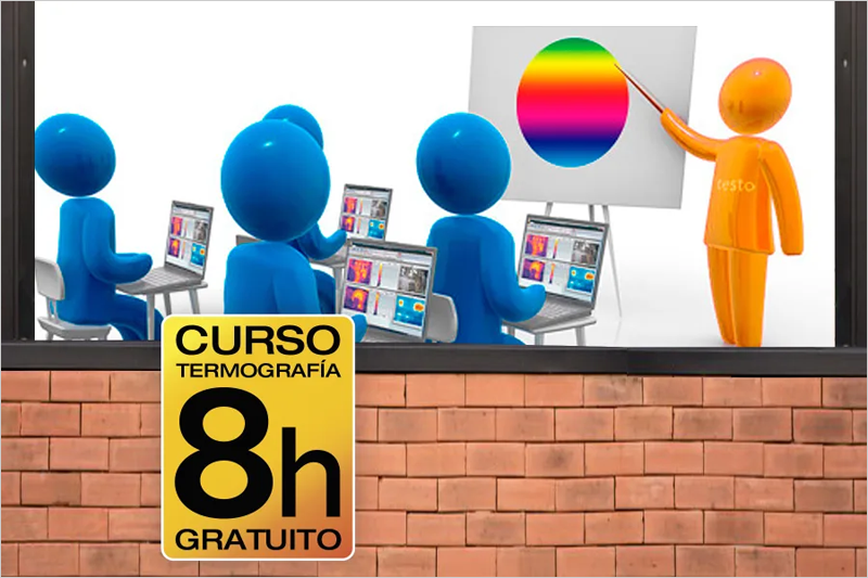 Testo ofrece un curso online gratuito dirigido al usuario que haya adquirido una cámara termográfica