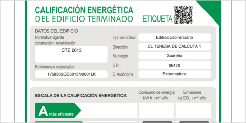 Todos los edificios de la Diputación de Badajoz obtienen certificados de eficiencia energética