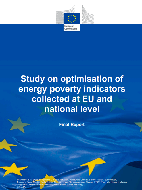 Estudio de la Comisión Europea sobre la optimización de los indicadores de pobreza energética a nivel de la UE y nacional