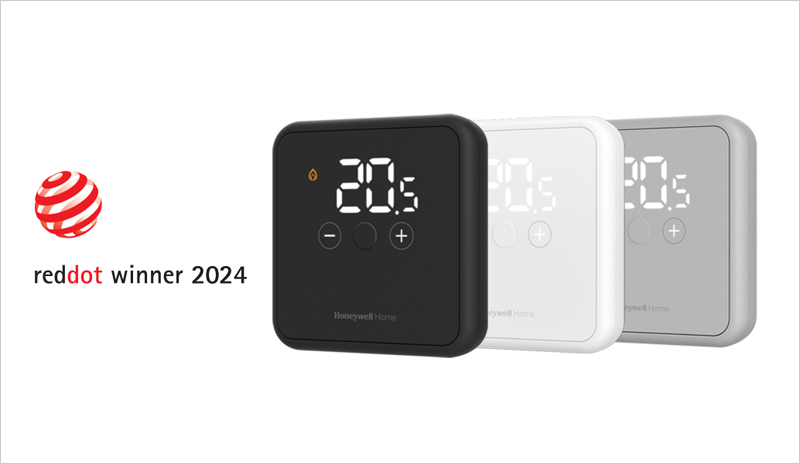 El termostato Honeywell Home DT4 de Resideo recibe el premio Red Dot 2024 por su calidad y diseño