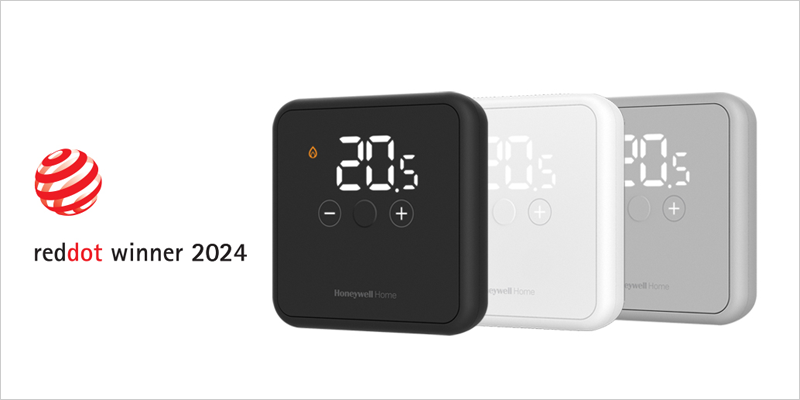 El termostato Honeywell Home DT4 de Resideo recibe el premio Red Dot 2024 por su calidad y diseño