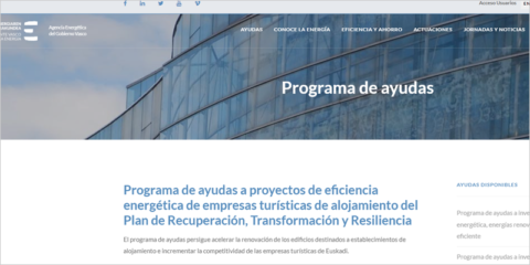 Ampliadas las ayudas para la mejora de la eficiencia energética en empresas turísticas del País Vasco