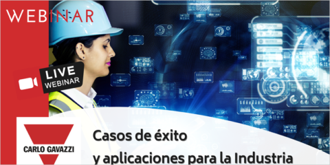 Webinar de Carlo Gavazzi sobre casos de éxito y aplicaciones para la industria