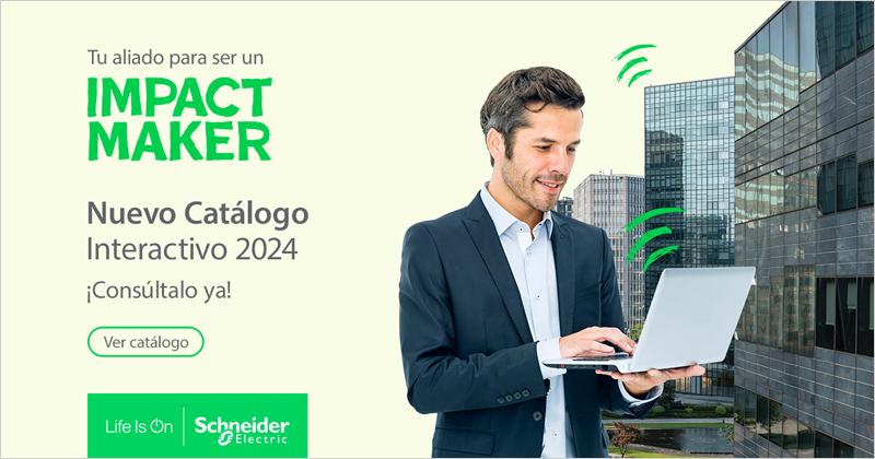 El catálogo general interactivo de Schneider Electric incluye productos para optimizar la eficiencia