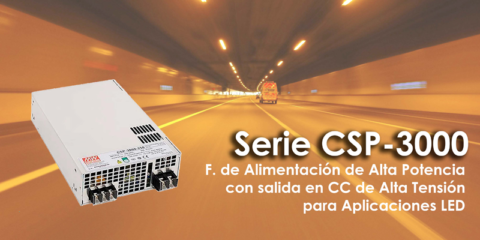 Electrónica OLFER incluye en su catálogo la serie CSP-3000 para aplicaciones LED