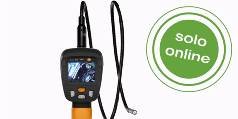 El endoscopio testo 318 optimiza la inspección en sistemas de climatización y ventilación