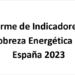 Indicadores de Pobreza Energética en España 2023