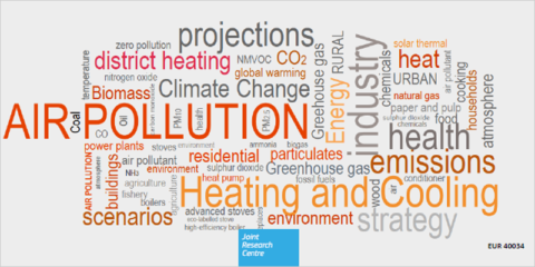 El JRC analiza en un informe la contaminación atmosférica en el sector de calefacción y refrigeración