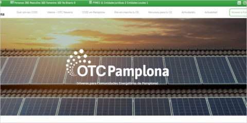 La Oficina de Transformación Comunitaria de Pamplona impulsará las comunidades energéticas