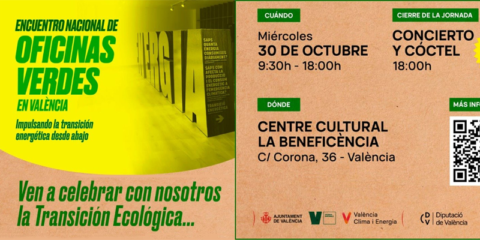 Los responsables de oficinas verdes de España expondrán en Valencia sus avances en transición energética