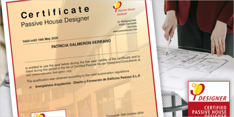 La directora del Área de Arquitectura de Artecoin recibe la certificación Retrofit Expert