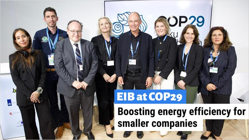 Una iniciativa para facilitar las inversiones en eficiencia energética para pymes se presenta en la COP29