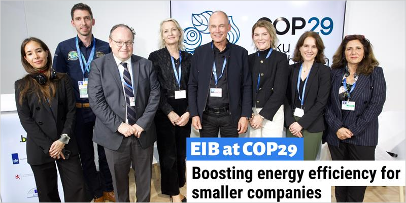 Una iniciativa de eficiencia energética para pequeñas empresas se presenta en la COP29