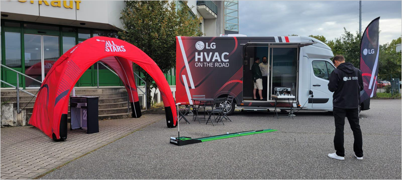 El Roadshow HVAC de LG recorrerá ocho ciudades de España mostrando novedades en climatización